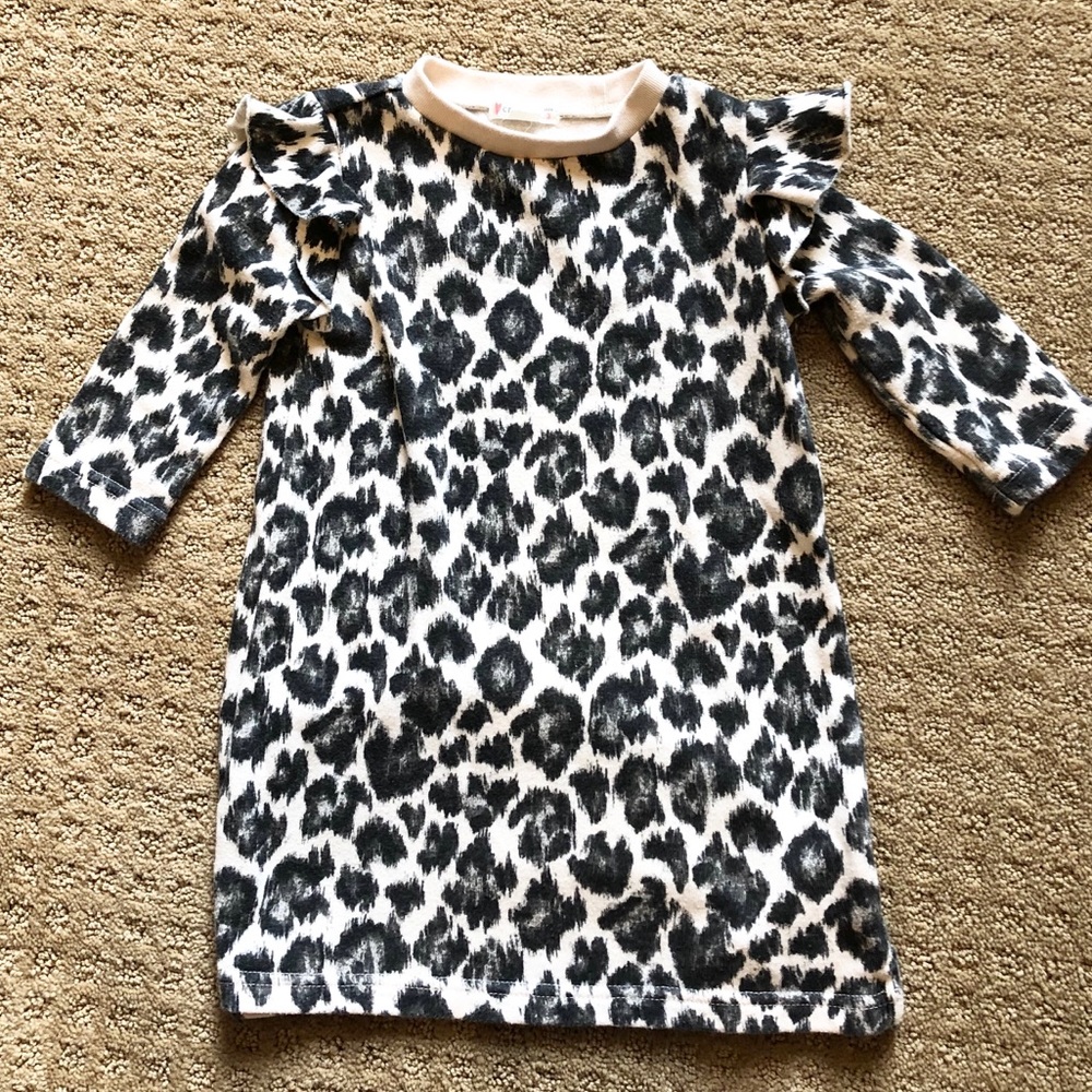J. Crew Crewcuts leopard dress